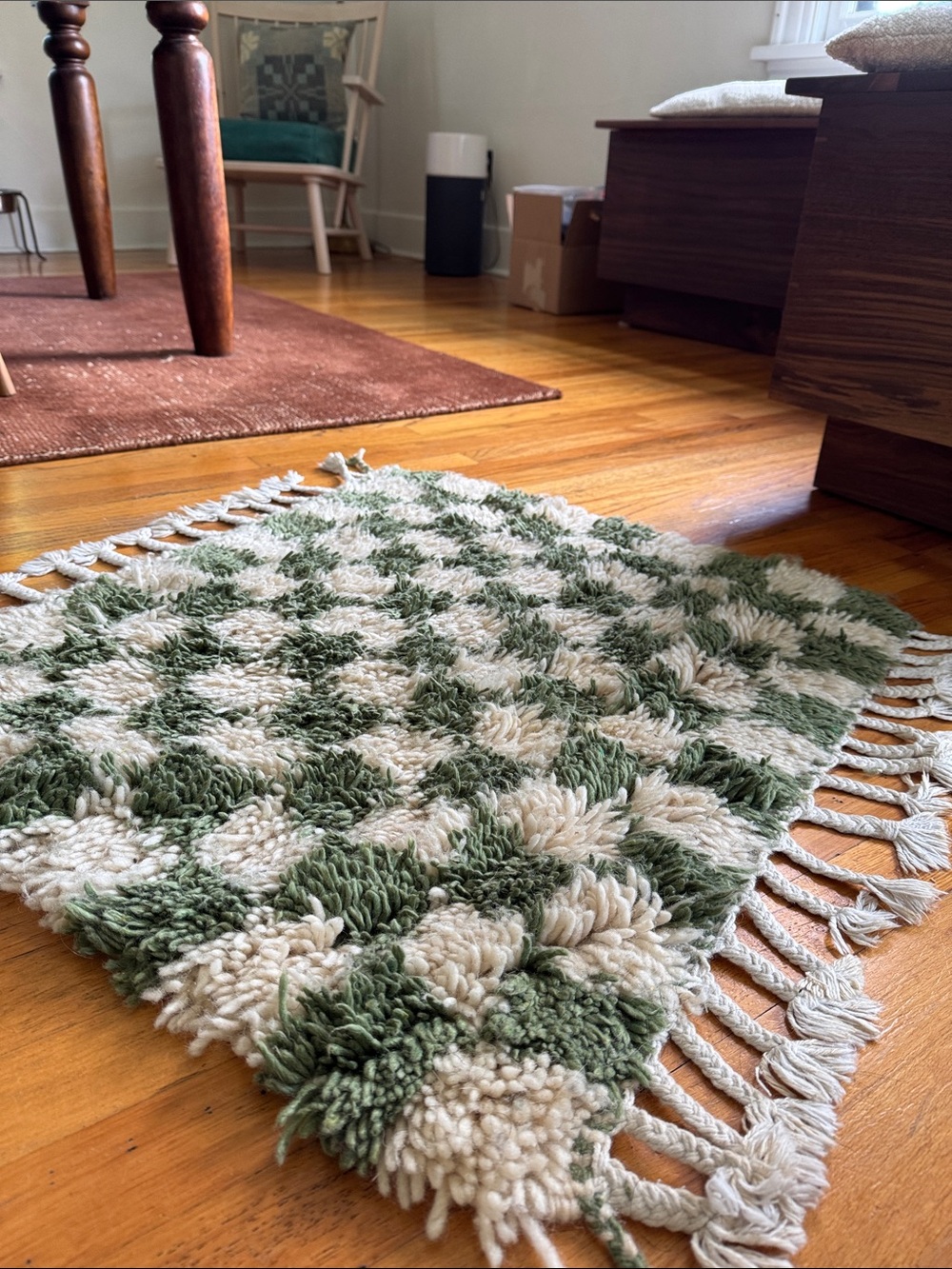 Moroccan Berber Mini Rug - Picture 2 of 2